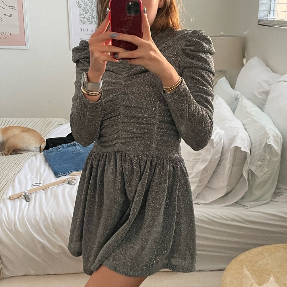 Silver Rebecca Taylor Dress